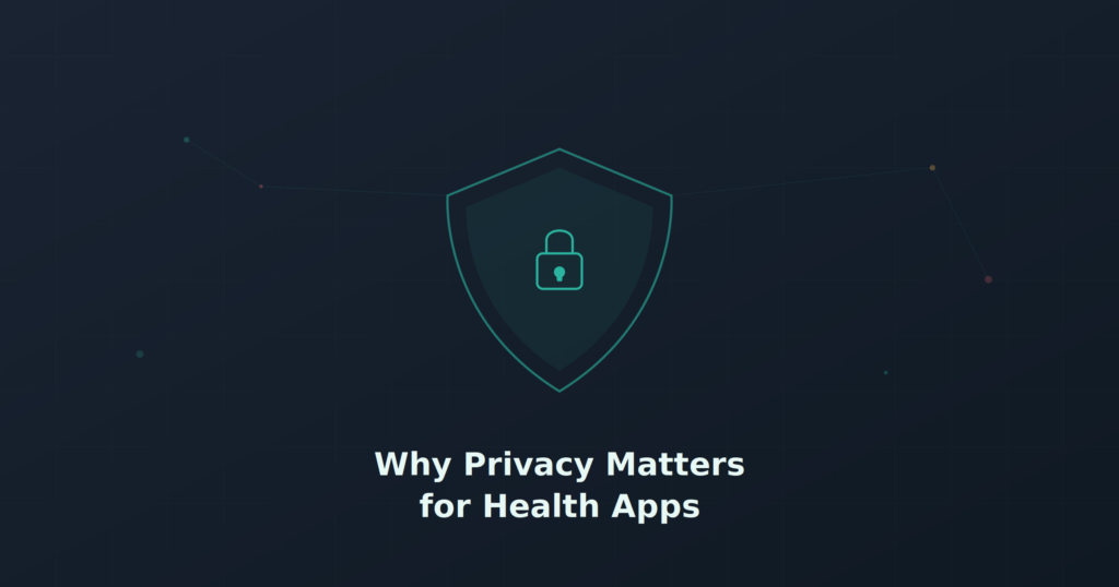 Blog banner for Why Privacy Matters for Health Apps article