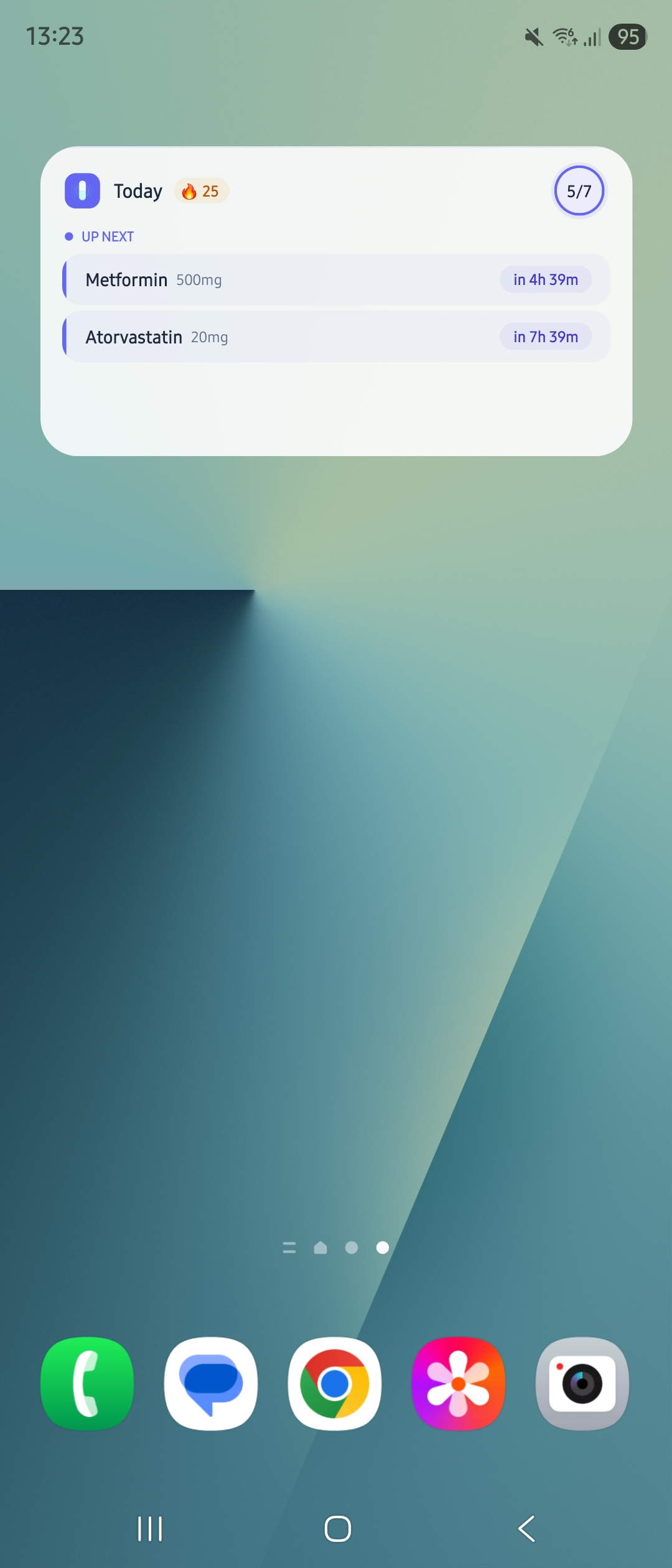 MedChime home screen widget